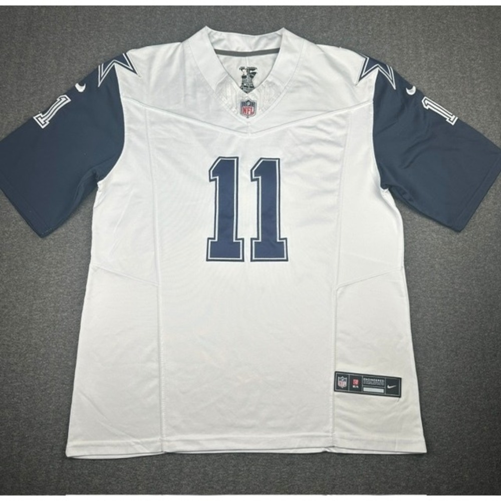 Nike Dallas Cowboys Micah Parsons 11 NFL Jersey Mens XL White Navy Blue Dri-FIT